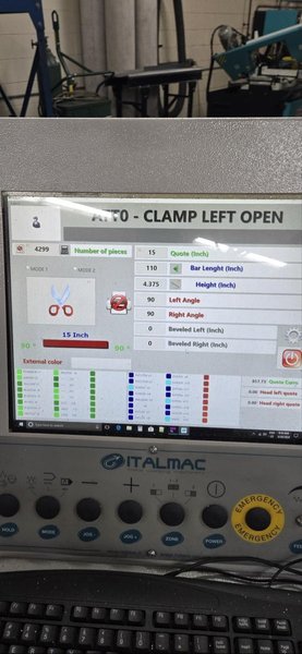Furia Italmac Double Miter Horizontal Saw, 2017