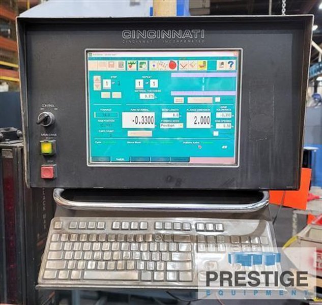 Cincinnati 350AF 350 Ton x 12&#039;  3-Axis CNC Press Brake With 2010  PC Based Control Upgrade