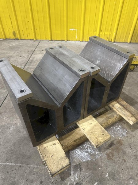 (2)12&quot; X 12&quot; X 12&quot; V PRECISION WORK HOLDING V-BLOCKS: STOCK #23512
