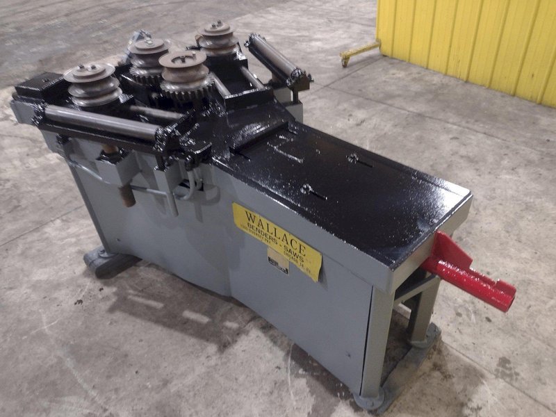 4&quot; WALLACE MODEL #465 4-ROLL TUBE &amp; PIPE ROLLING BENDER MACHINE, WITH TOOLING: STOCK #22764