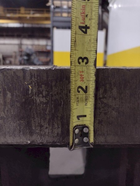 92&quot; X 120&quot; HEAVY DUTY STEEL SURFACE PLATE LAYOUT TABLE: STOCK #19730