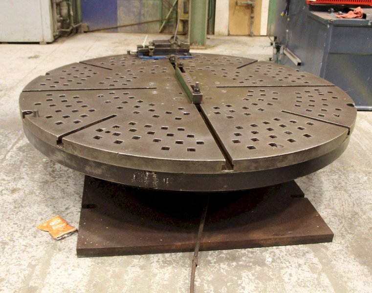 78&#039; CUSTOM ROTARY WELDING TABLE: STOCK #70625