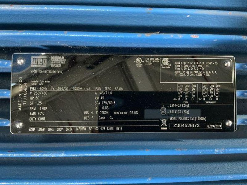 WEG 60 HP MOTOR   -  T06018ET3E364T-W22