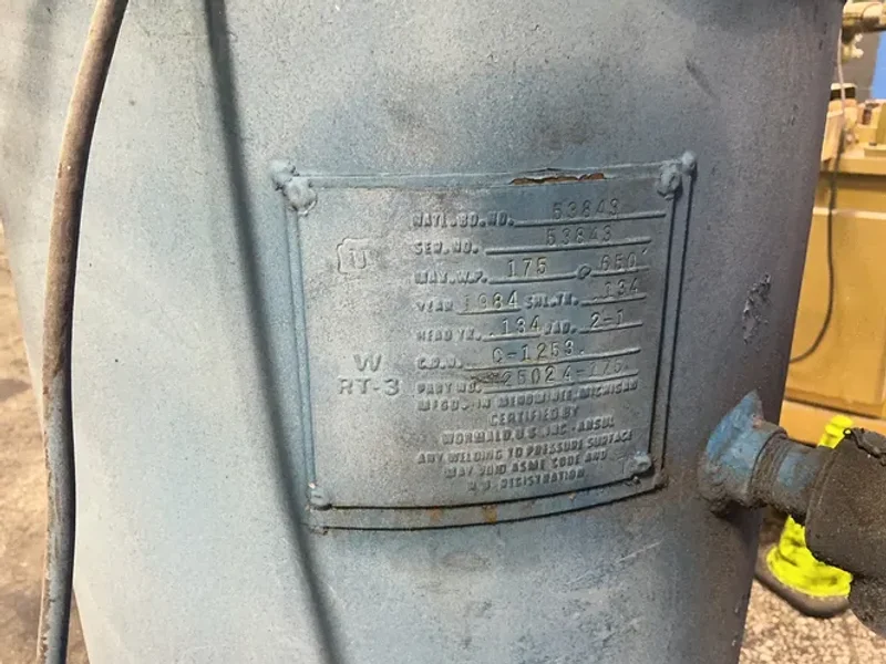 COLTEC INDUSTRIES / QUINCY COMPRESSOR DIVISION 50 HP AIR COMPRESSOR  -  Q235