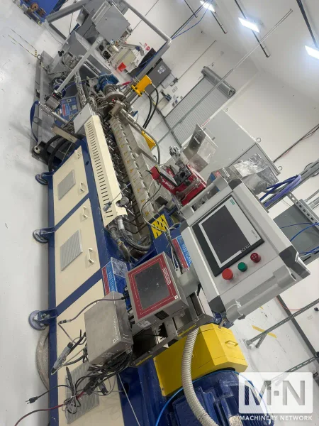 35 MM ZHANG JI GANG TWIN SCREW PELLETIZING EXTRUSION LINE  MFG 2022