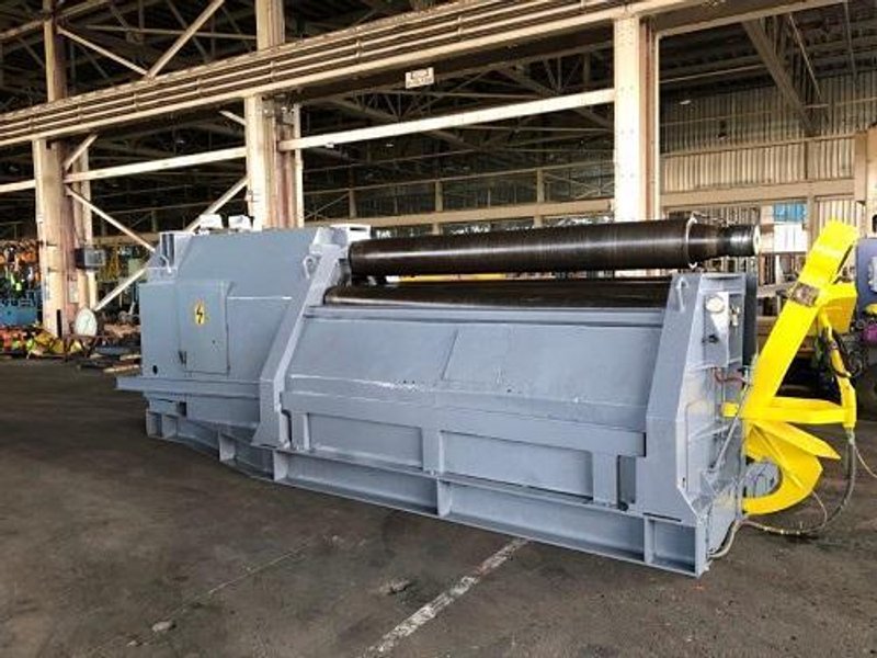 10' X 1/2" HAEUSLER DOUBLE INITIAL PINCH PLATE BENDING ROLL