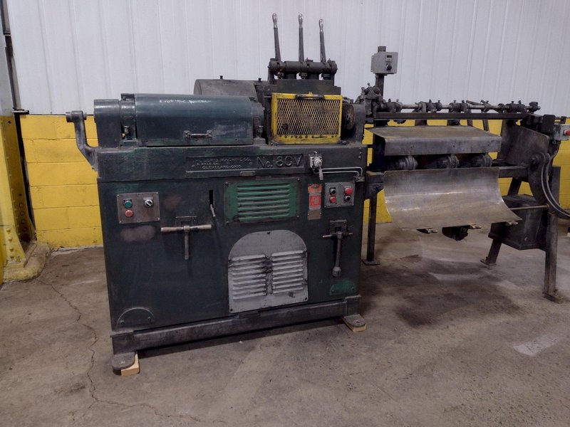 3/8&quot; LEWIS MODEL #8CV WIRE STRAIGHTEN &amp; CUT MACHINE: STOCK 16181