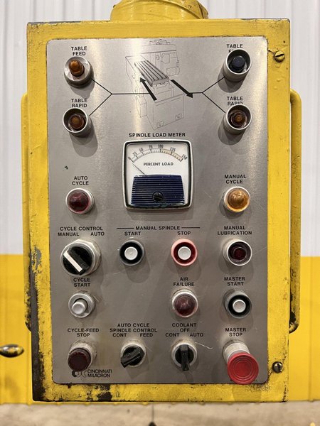 14&quot; X 72&quot; CINCINNATI HYPOWERMATIC HORIZONTAL BED-TYPE MILL / MILLING MACHINE: STOCK #20657