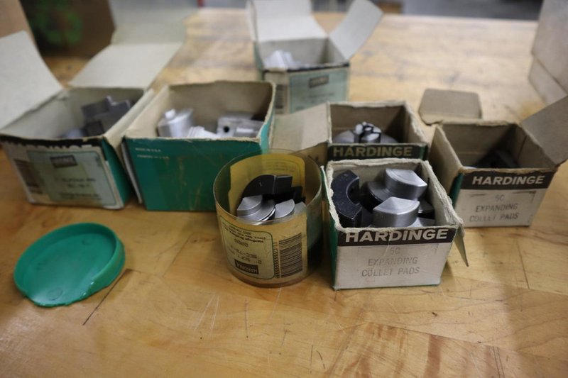 Hardinge 5C Collets, Emergency, and Expanding Collet Pads- Auction Item