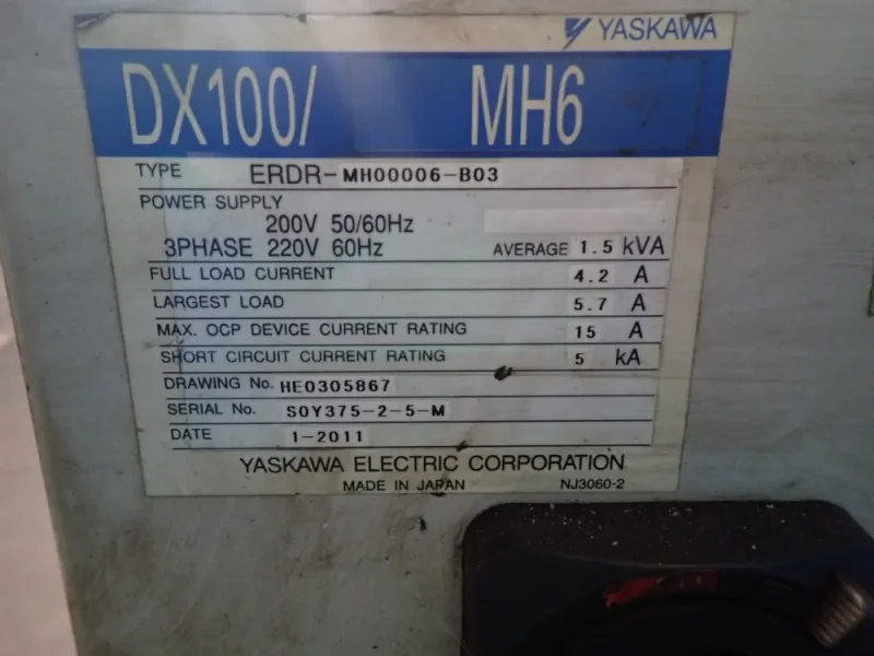 YASKAWA ELECTRIC ROBOT  -  MH6