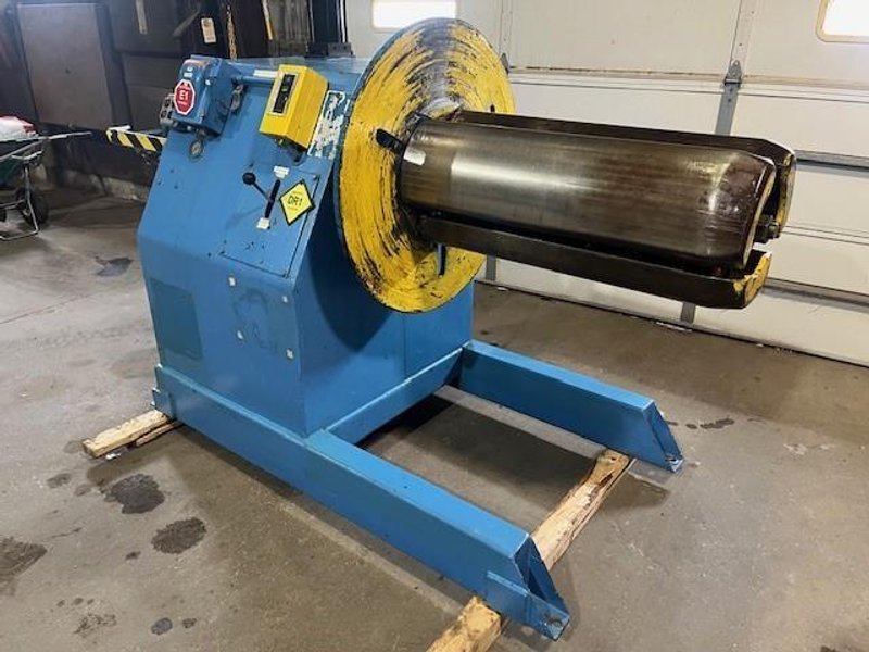 6,000# x 34&quot; AMERICAN STEEL LINE NONMOTORIZED UNCOILER STOCK # 3788