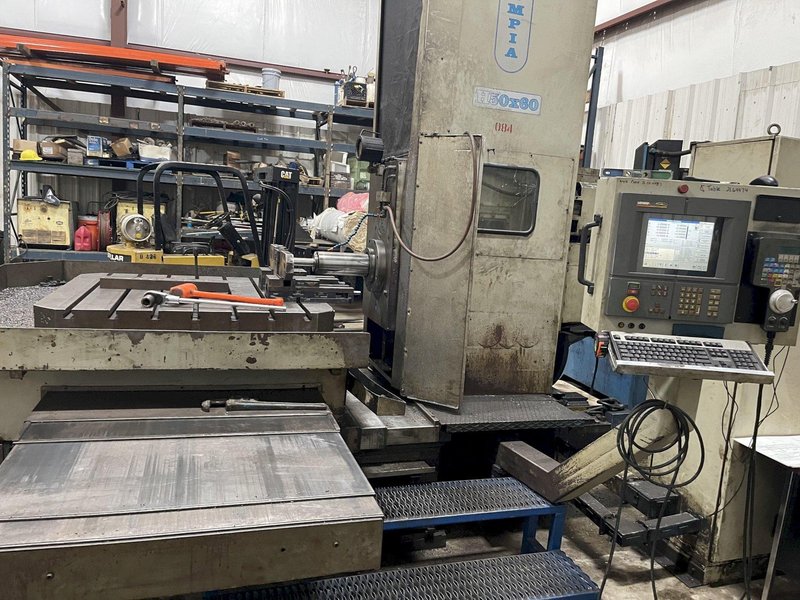 5" OLYMPIA H50X60 CNC TABLE TYPE HORIZONTAL BORING MILL. STOCK # 1219825