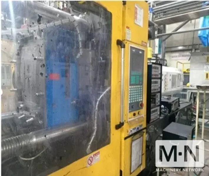 500 TON 51 OZ WOOJIN SELEX MODEL ND500 INJECTION MOLDING MACHINE MFG 2011 (2 AVAILABLE )