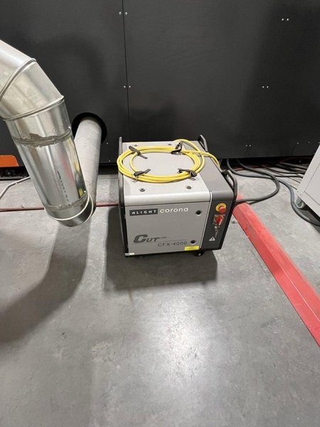 4000 Watt Nukon REX315 GX Fiber Laser, 2022 – 5’x10′ Table,  Dust Collector, Chiller