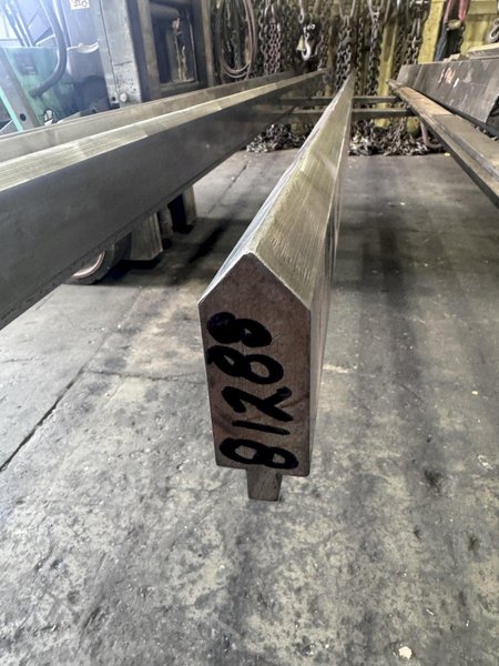 14' X 3-3/4" HIGH MALE PRESS BRAKE DIE: STOCK #81288