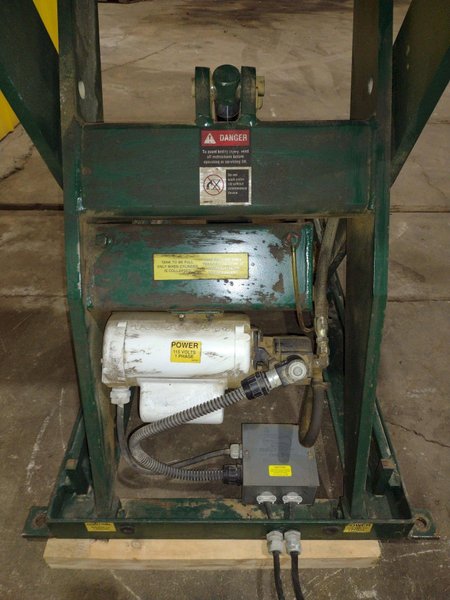 2,000 LBS X 48" X 48" SOUTHWORTH HYDRAULIC SCISSOR LIFT TABLE, SINGLE PHASE 110V STOCK3569