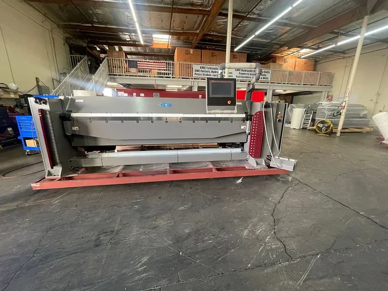 NEW 10' X 14GA - GMC MODEL EFM-1014CNC SHEET METAL FOLDER