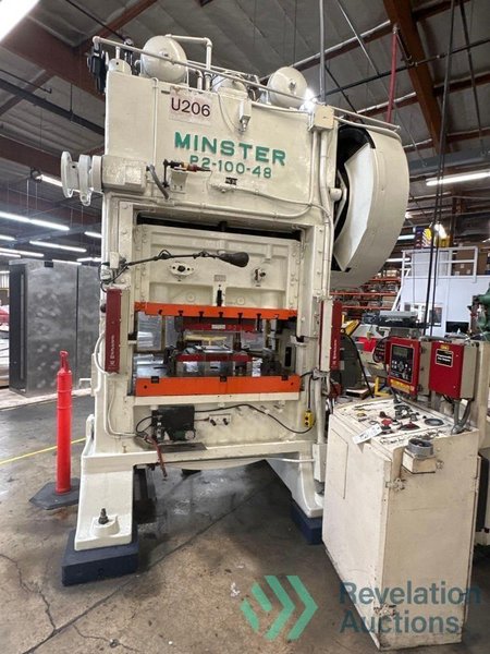 100 Ton Minster Stamping Press P2 -100-48