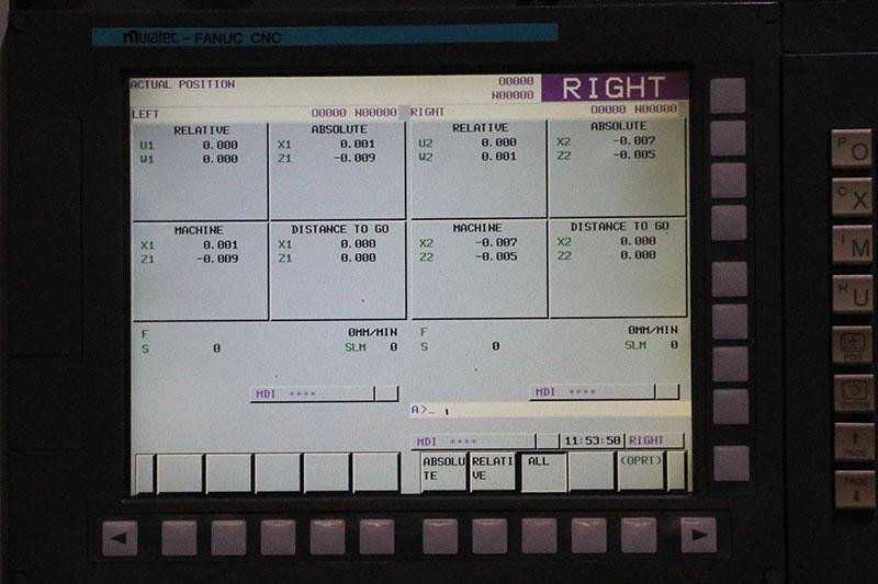 MURATEC MW-120 TWIN SPINDLE CNC LATHE