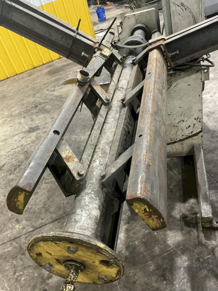 7,000 LBS X 48" DALLAS SINGLE END MOTORIZED UNCOILER COIL REEL: YOBRO #26129