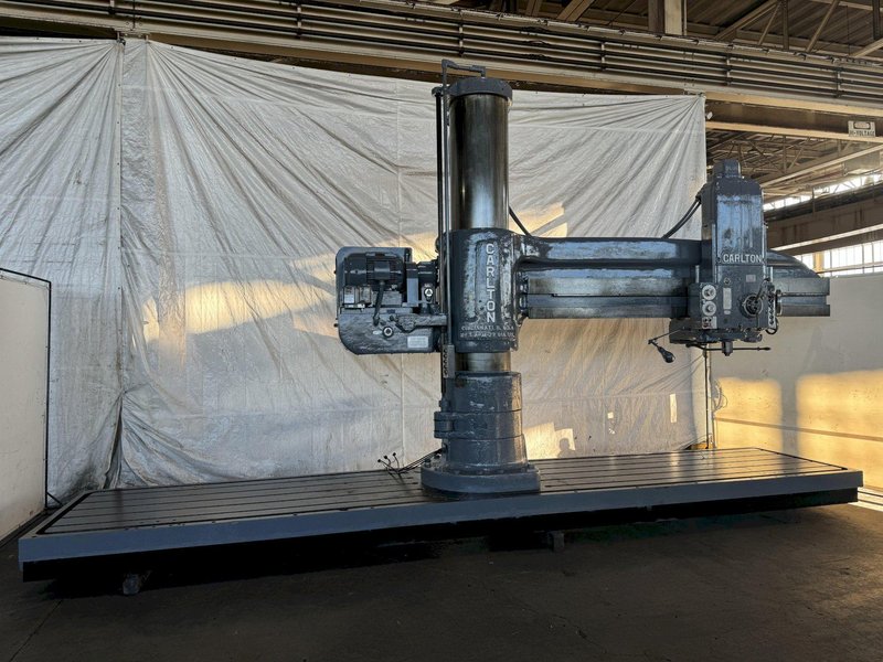 10&#039; X 22&quot; CARLTON 5A RADIAL ARM DRILL. STOCK # 0894024