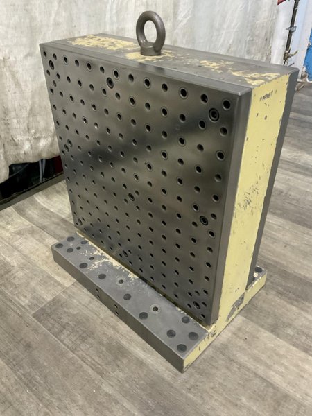 (2) 20-1/2" X 7" X 23-1/2" DRILLED &amp; TAPPED TOMBSTONES: STOCK #80909