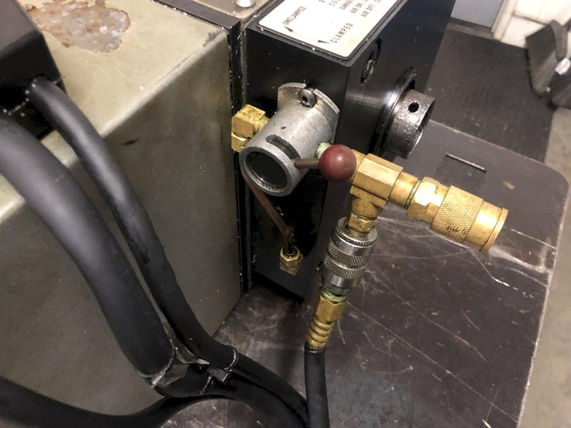 HAAS HRTA6 HRT210 4th-Axis Rotary Table with 5C Spindle Nose, Pneumatic 5C Collet Closure
