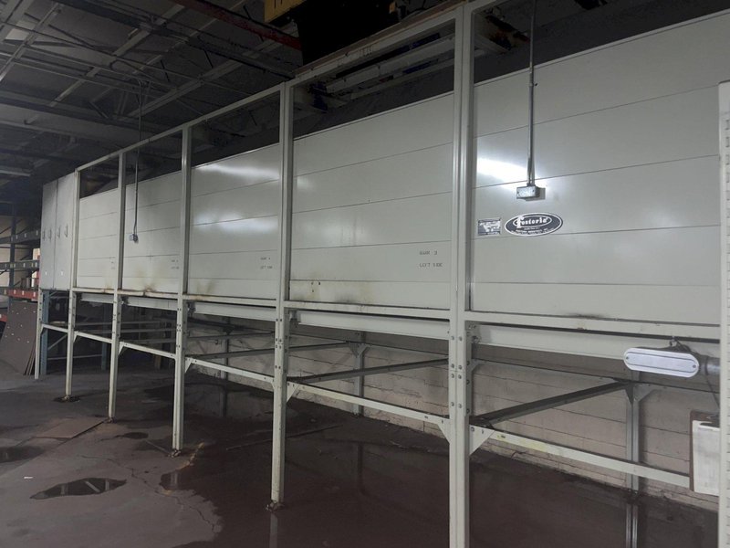 96&quot; FOSTORIA MODEL E0702 4-ZONE INFARED PASS THROUGH CURRING OVEN, LIKE NEW CONDITION: STOCK #15417