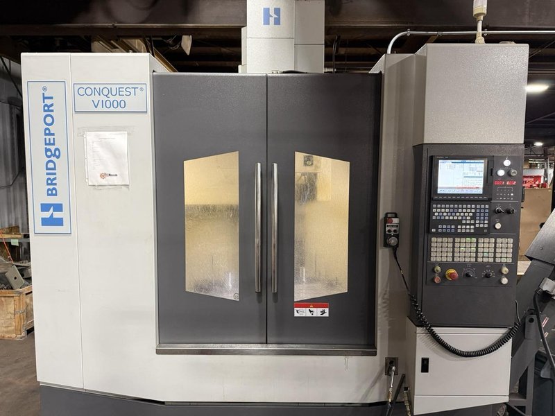 Hardinge Conquest V1000 VMC, 2016 – Cool Through Spindle, Chip Conveyor