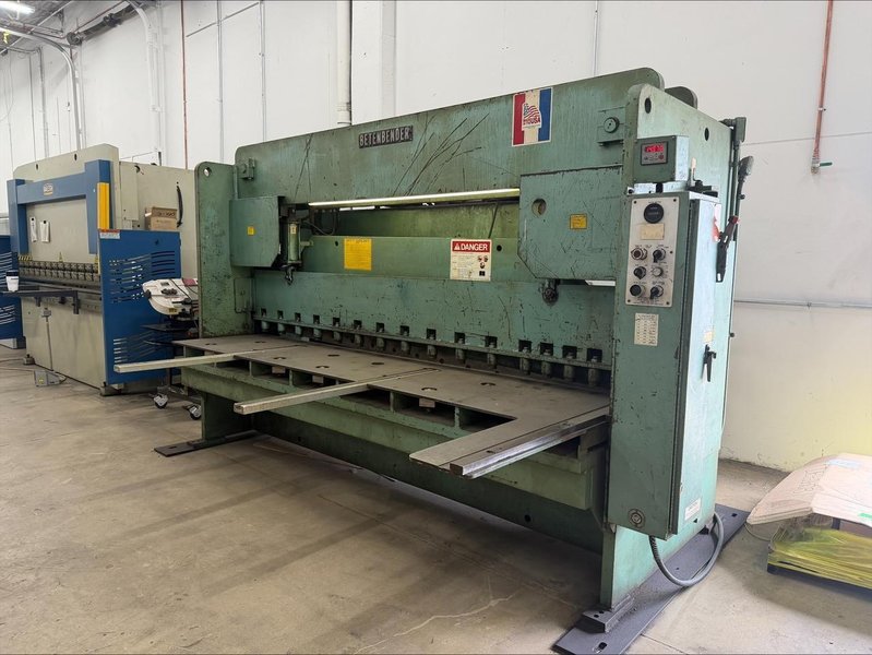 10’ X 3/8” Betenbender Hydraulic Shear, 1999 – Backgauge