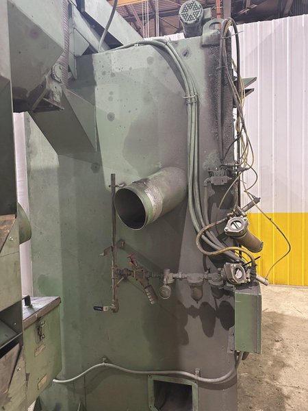 36&quot; X 72&quot; GOFF MODEL #3672D SPINNER HANGER SHOT BLAST CLEANING SYSTEM, NEW 2006: STOCK #22470