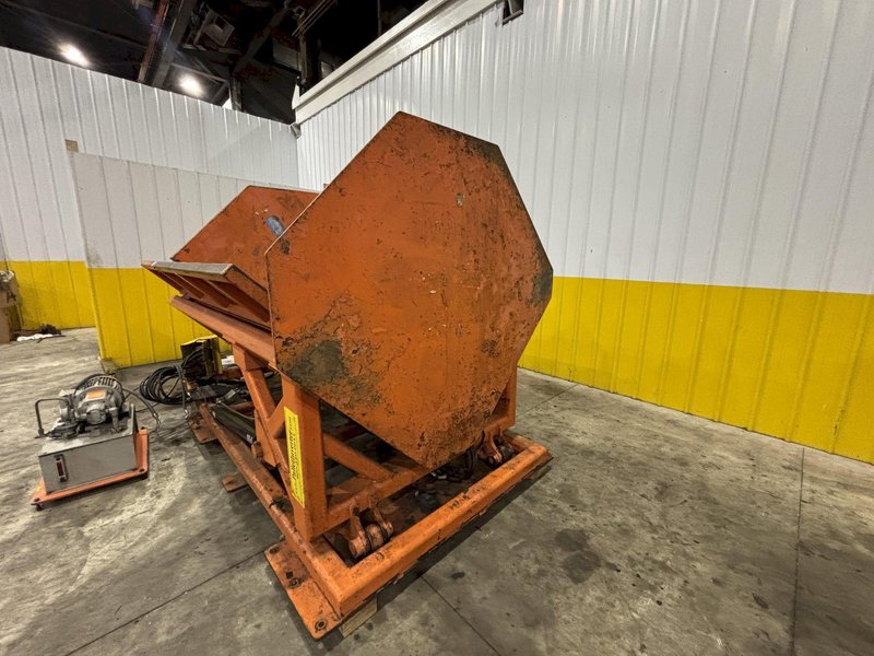 50&quot; x 70 -&gt; 118&quot; CHERRYS MODEL #PSR-118VB PALLET INVERTER, FLIPPER, ROLLOVER MACHINE: STOCK #23223