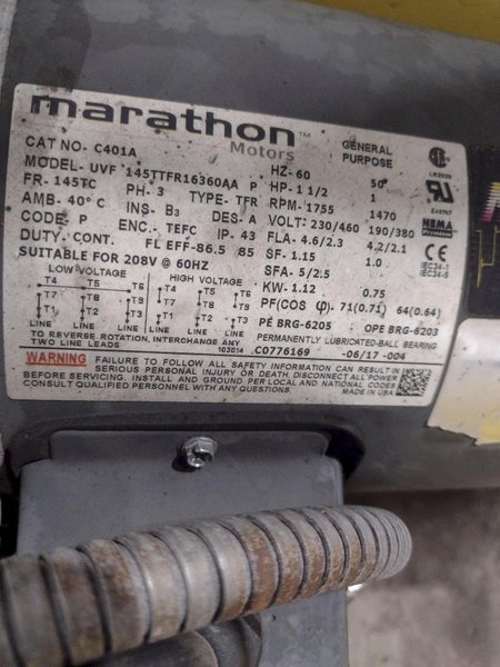 11,600 LBS RIMCO MODEL #R5-2450 ROTATOR POWERED I-BEAM ROLLOVER / ROTATOR MACHINE: STOCK #23597