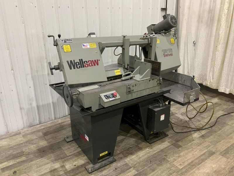 13" X 16" WELLSAW MODEL 1316S MITERING HEAD HORIZONTAL BANDSAW: STOCK #80998