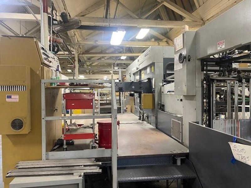 BOBST SA 130-E Automatic Die Cutter – 1988 – Flatbed Carton Die Cutting Machine