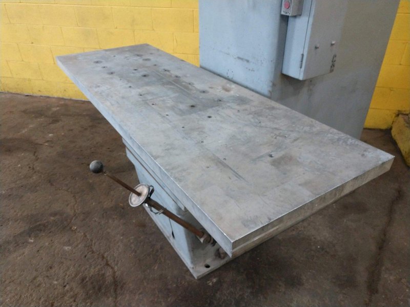 60 TON EITEL MODEL RP60 HYDRAULIC PRECISION STRAIGHTENING PRESS, 8" STROKE: STOCK #14296