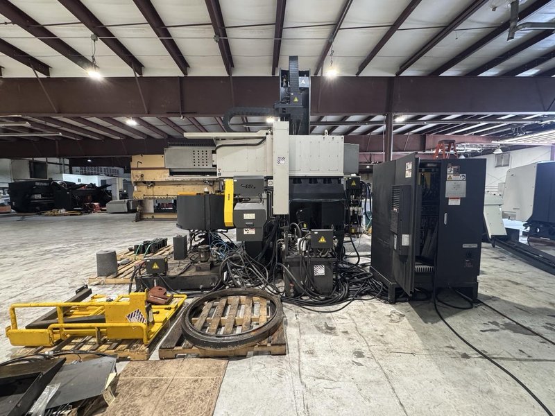 HNK NT-10/12F CNC Vertical Turret Lathe, 2019 – 39.4″ Table, 49.2″ Swing, Fanuc Control, 12 ATC