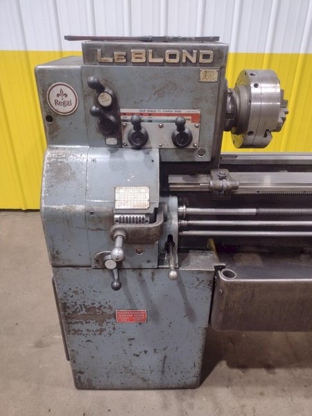 15&quot; x 78&quot; LEBLOND REGAL MODEL #4C ENGINE LATHE, 1.5&quot; HOLE: STOCK #19635
