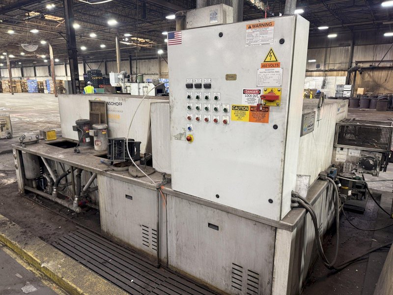 18" RANSOHOFF LEANVEYOR 3-STAGE STEEL MESH CONVEYOR PASS THROUGH PARTS WASHER, NEW 2017: YOBRO #24292