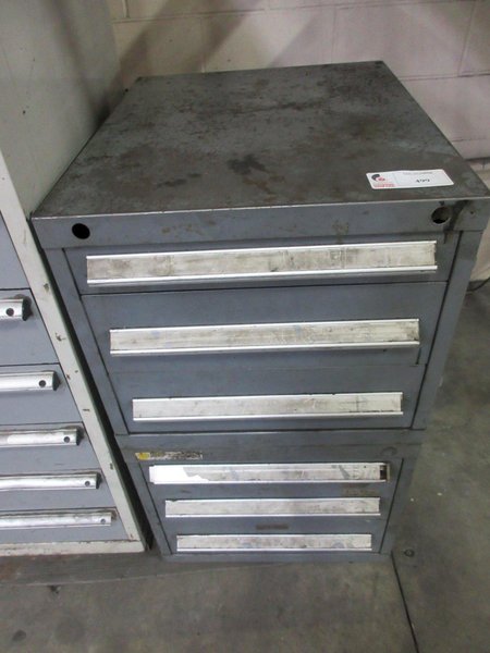 Stanley Vidmar 6 Drawer Cabinets with Contents- Auction Item