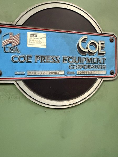 20,000 LB X 54" COE CPR-PC-20954 POWERED COIL REEL/UNCOILER WITH COIL CAR. STOCK # 0225026