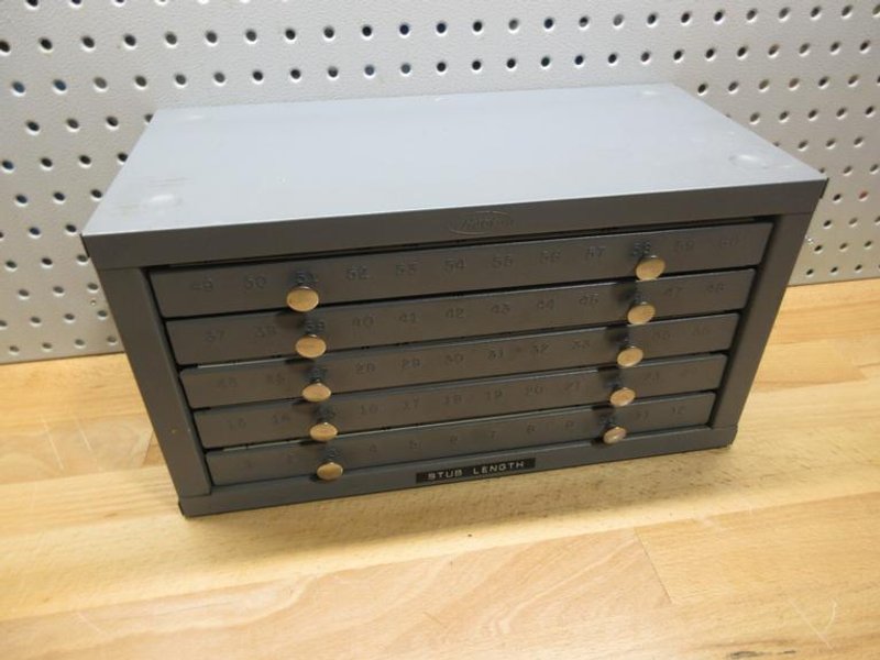 Huot Drill Index:  Numbered 5 Drawer, Empty- Auction Item