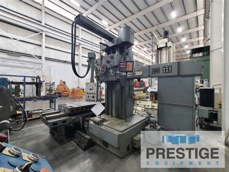 4&quot; Giddings &amp; Lewis Fraser 70A-DP4-T Table Type Horizontal Boring Mill