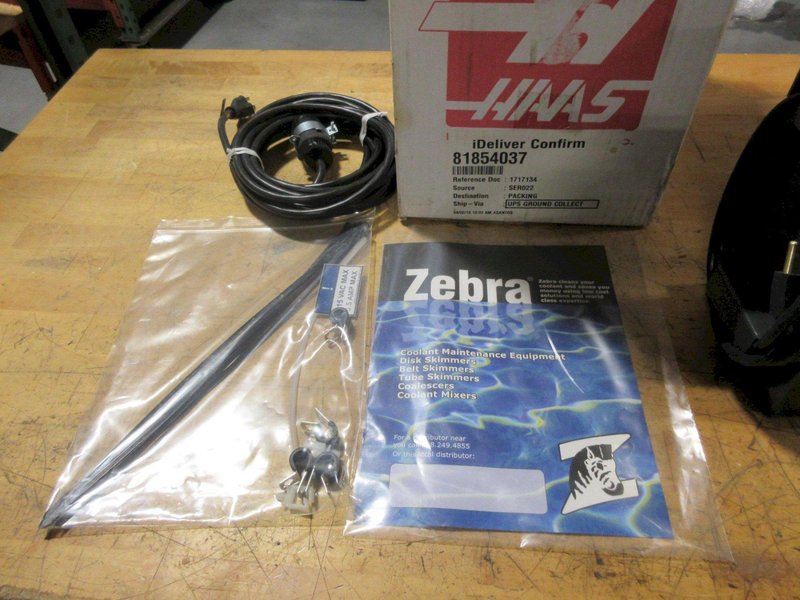 Haas Zebra Oil Skimmer 93-OIL-SKIMMER NEW!- Auction Item