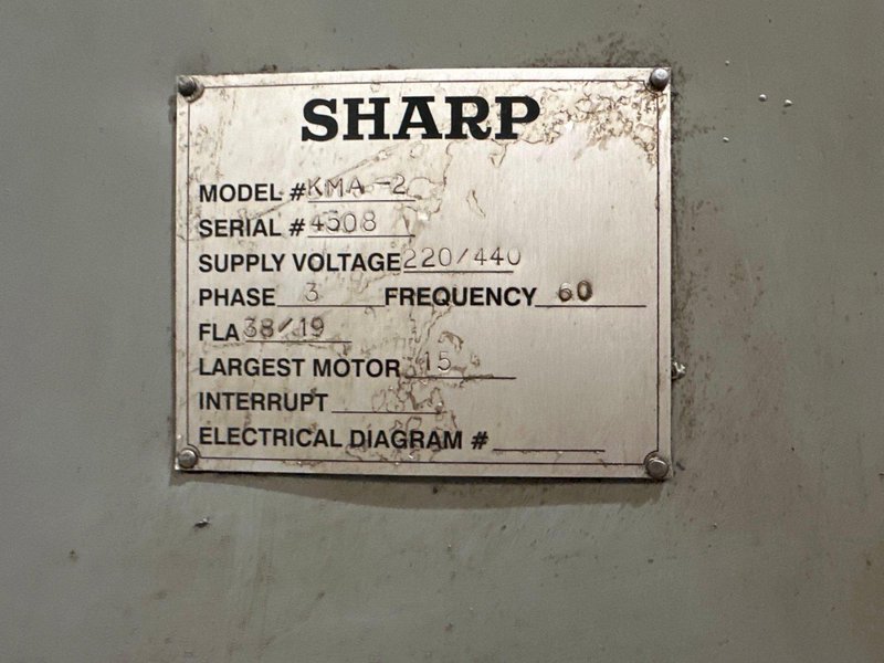 Sharp Model KMA-2 Vertical Milling Machine