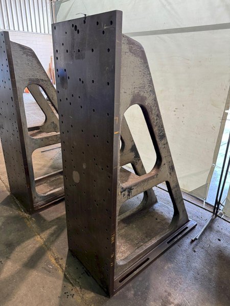 24&quot; WIDE X 72&quot; TALL X 48&quot; DEEP ANGLE PLATE SET. STOCK # 0364724