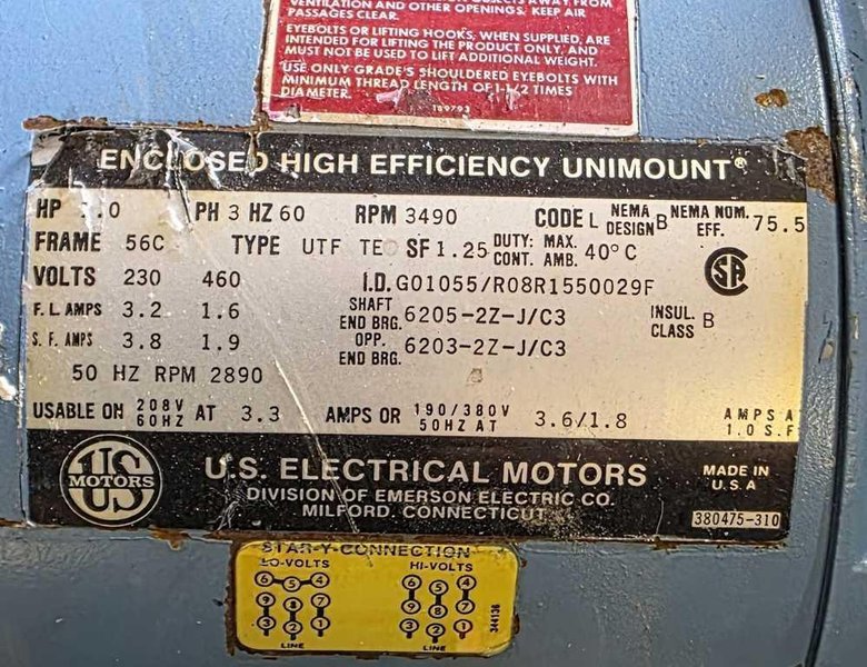 Motor, DC, Baldor, 30 HP