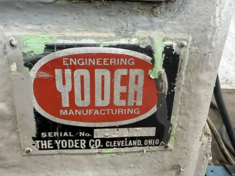 25 TON YODER MODEL #P-25 OPEN THROAT CUTOFF PRESS: YOBRO #25225