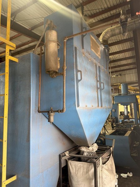 72” TABLE PANGBORN MODEL 6LK-7 ROTOBLAST SHOT BLAST MACHINE: YOBRO #25134