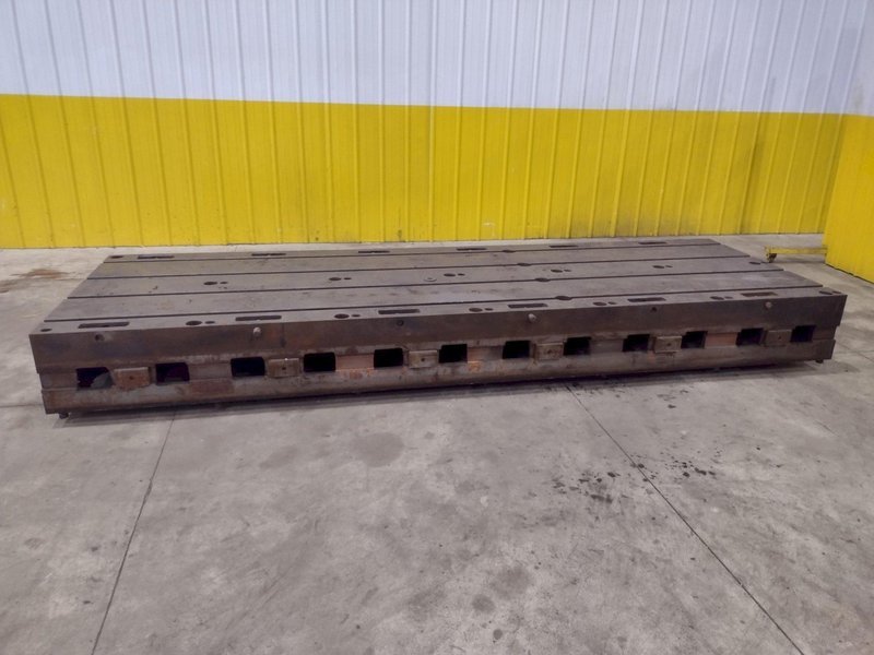12&#039; X 4&#039; X 14&quot; T-SLOTTED FLOOR PLATE: STOCK  #23501